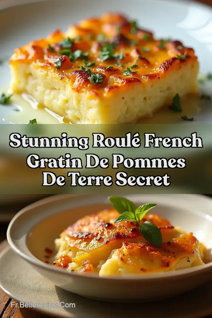 Stunning Roul&eacute; French Gratin de Pommes de Terre Secret