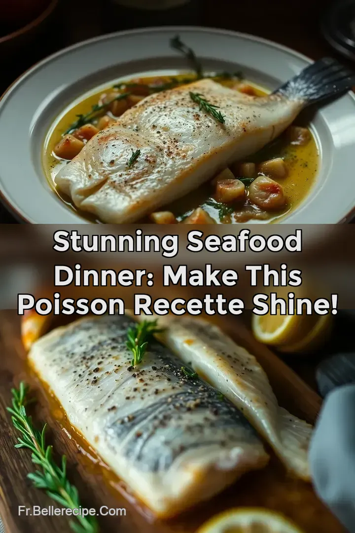 Stunning Seafood Dinner: Make This Poisson Recette Shine!