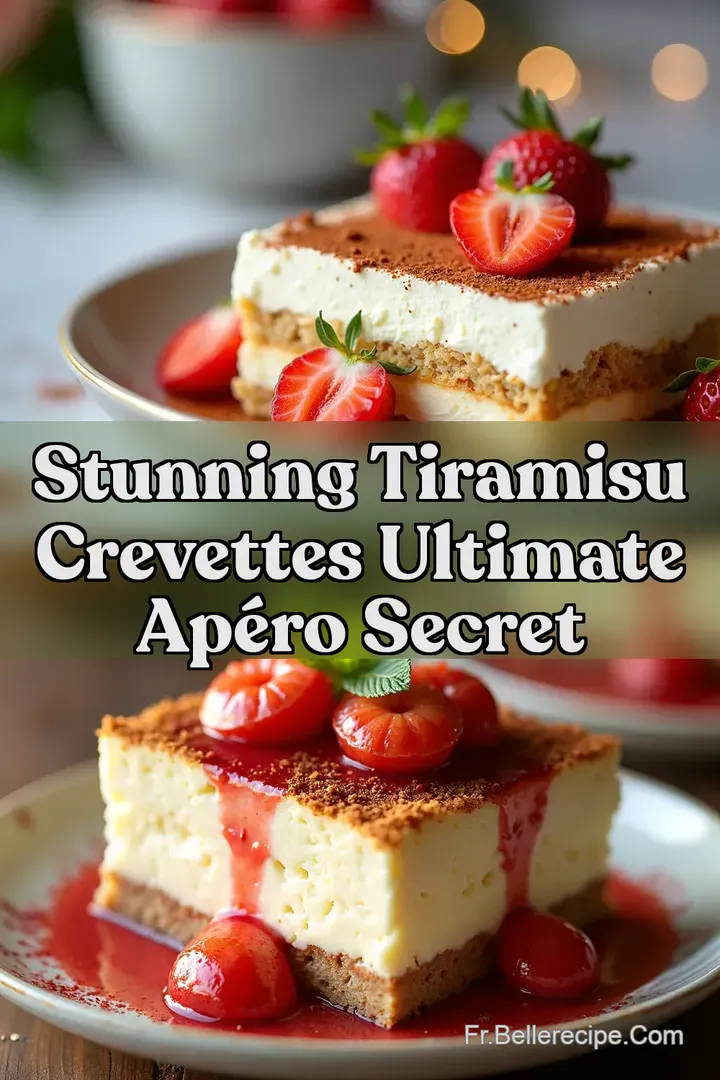 Stunning Tiramisu Crevettes Ultimate Ap&eacute;ro Secret