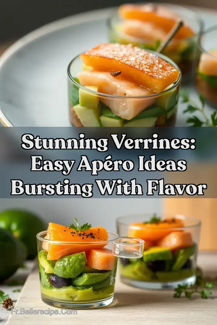 Stunning verrines: Easy Ap&eacute;ro Ideas Bursting with Flavor