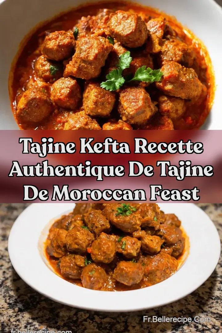 Tajine Kefta Recette Authentique de Tajine de Moroccan Feast