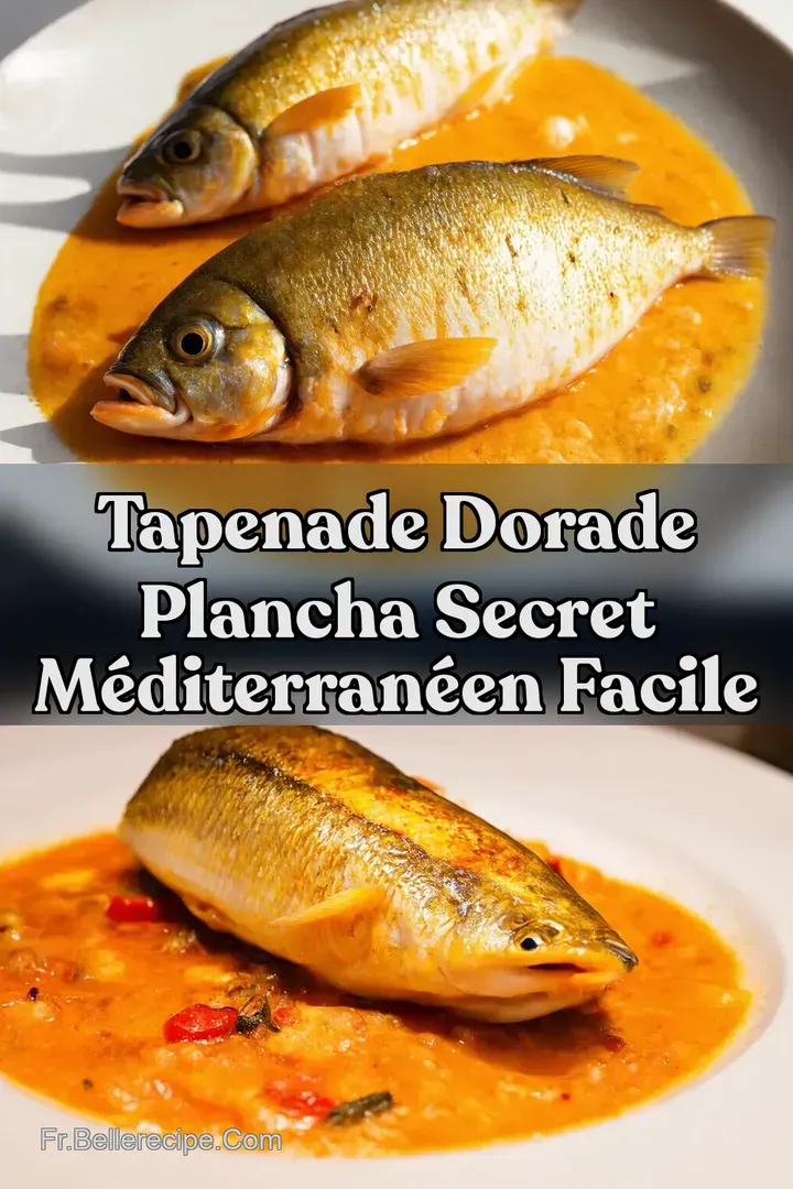 Tapenade Dorade Plancha Secret M&eacute;diterran&eacute;en Facile