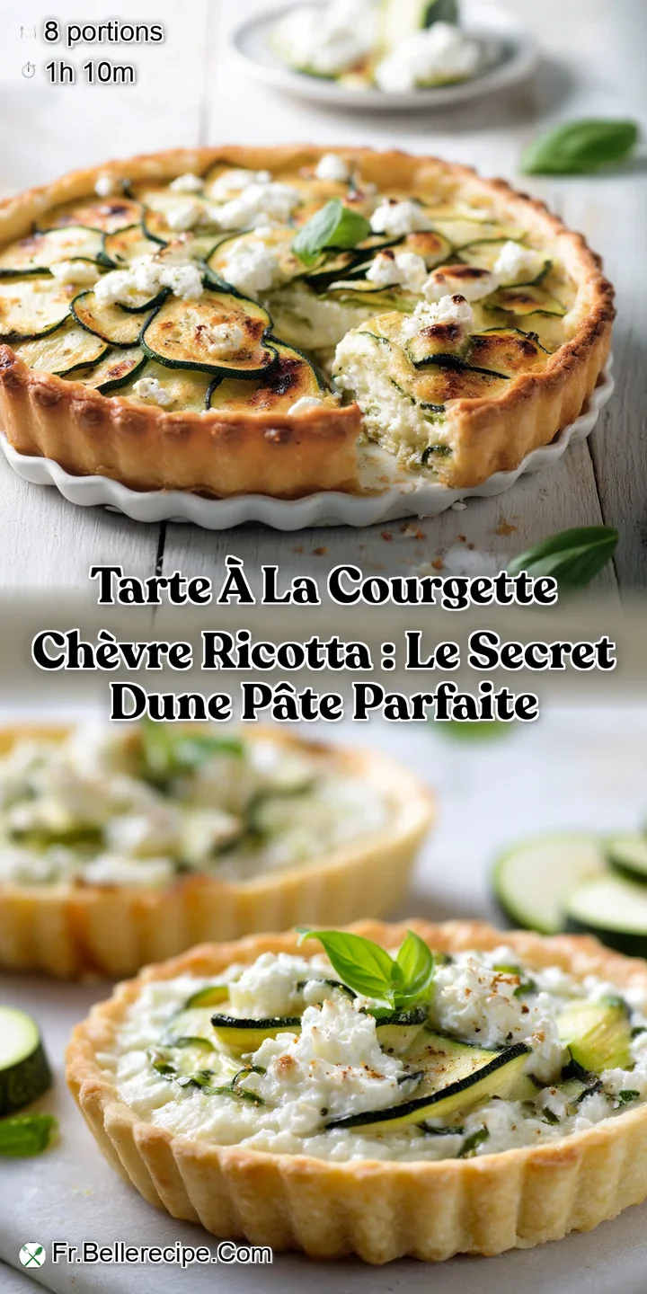 Tarte &agrave; la Courgette Ch&egrave;vre Ricotta : Le Secret dune P&acirc;te Parfaite