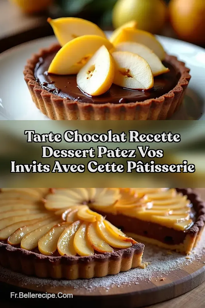 Tarte Chocolat Recette Dessert patez vos Invits avec cette P&acirc;tisserie