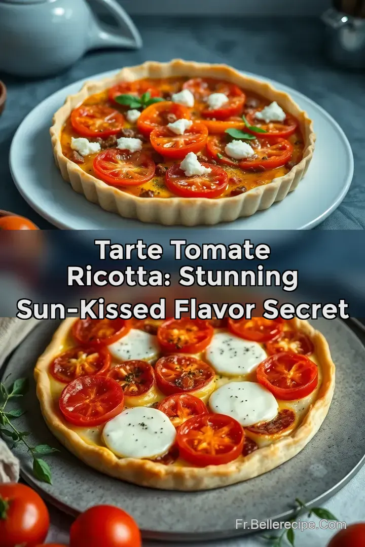 Tarte Tomate Ricotta: Stunning Sun-Kissed Flavor Secret