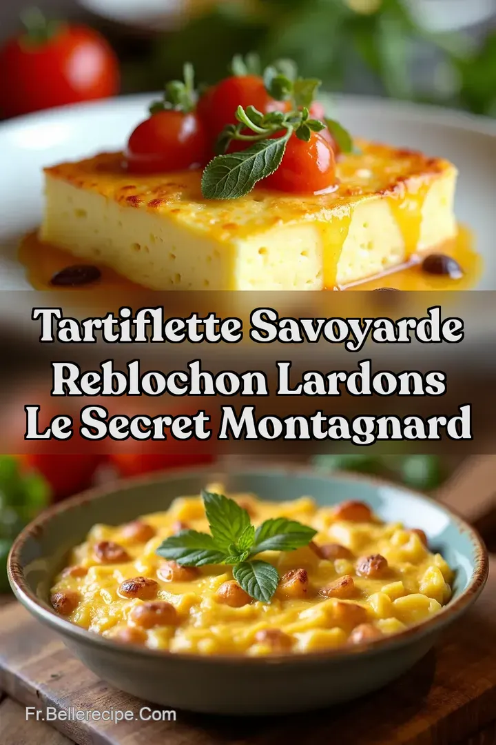 Tartiflette Savoyarde Reblochon Lardons Le Secret Montagnard