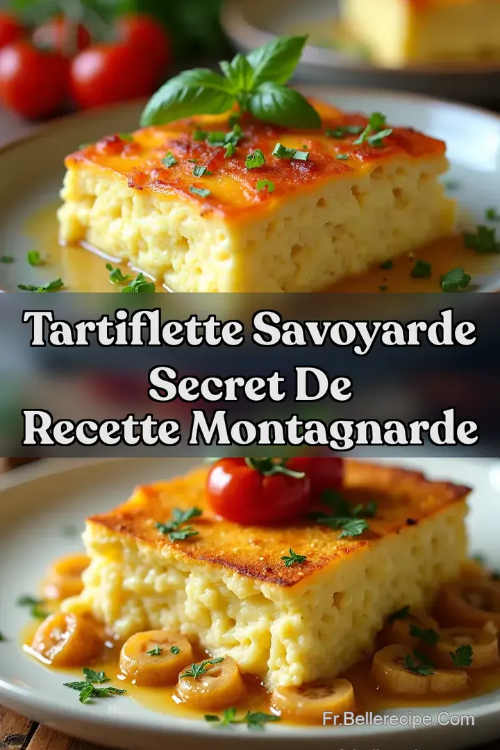 Tartiflette Savoyarde Secret de Recette Montagnarde