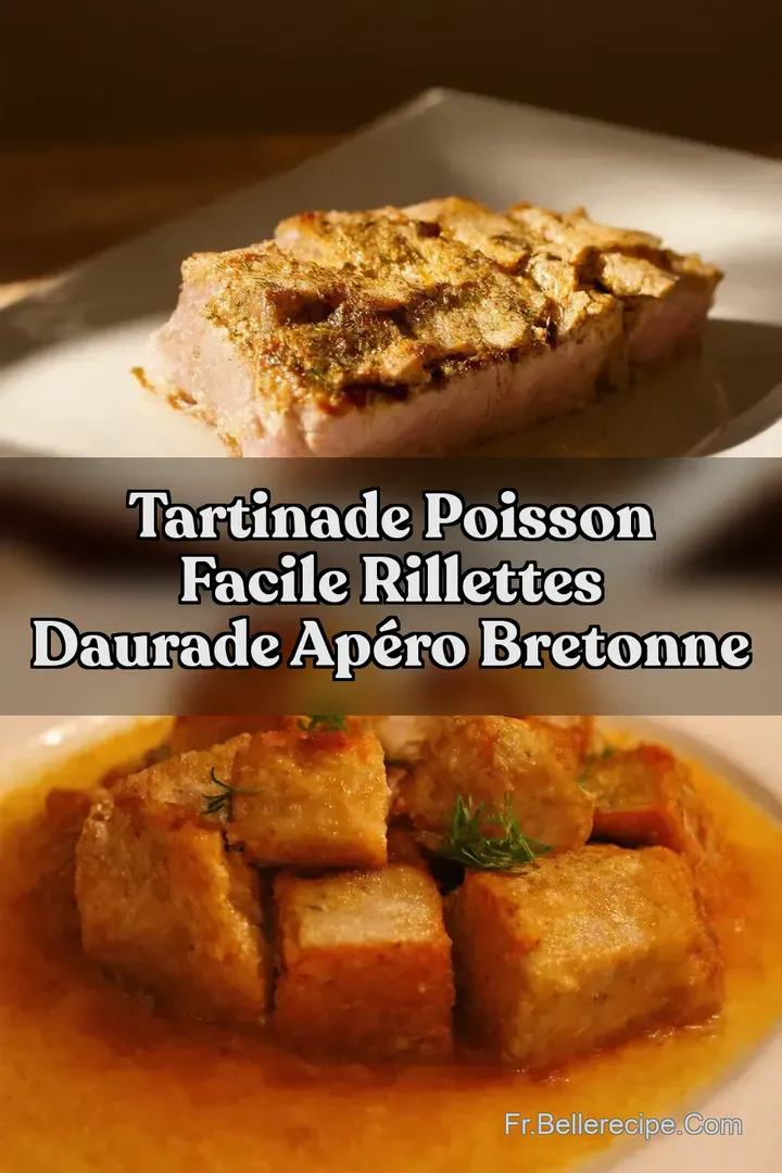 Tartinade poisson facile Rillettes Daurade Ap&eacute;ro Bretonne