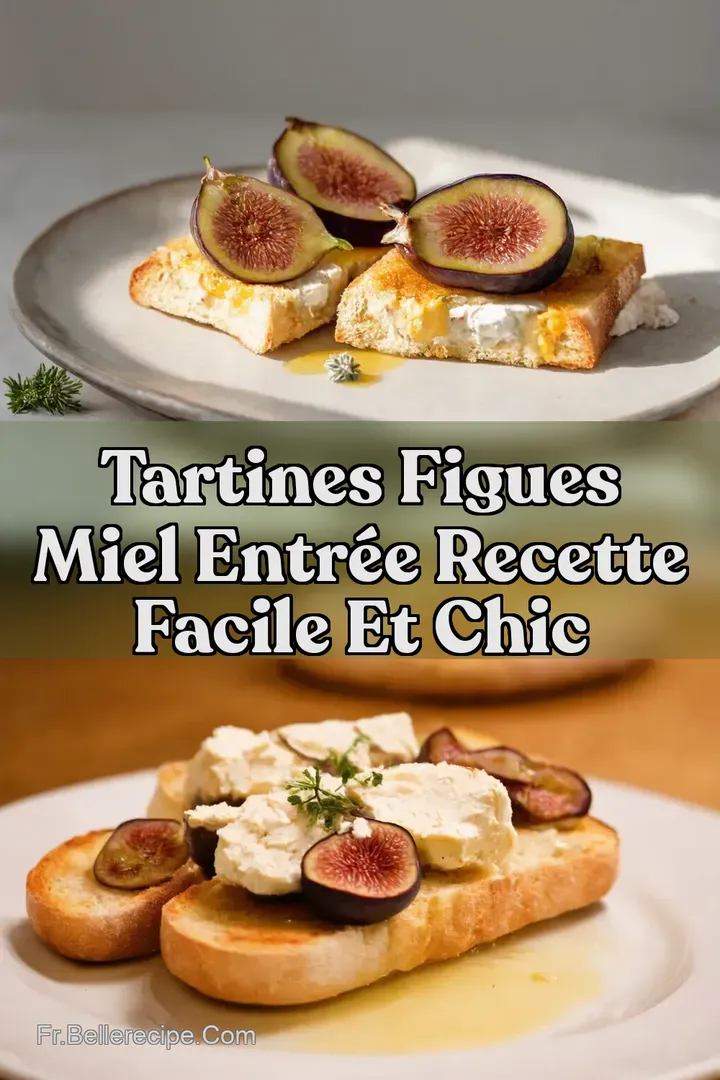 Tartines Figues Miel Entr&eacute;e Recette Facile et Chic
