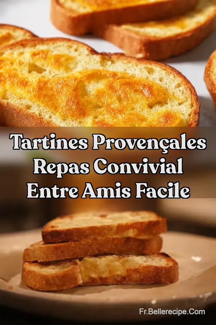 Tartines Proven&ccedil;ales Repas Convivial Entre Amis Facile