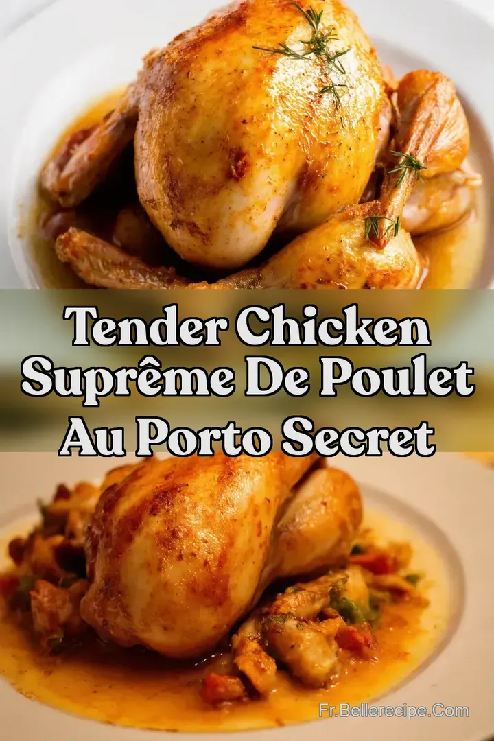 Tender Chicken Supr&ecirc;me de Poulet au Porto Secret