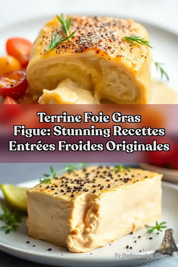 Terrine Foie Gras Figue: Stunning Recettes Entr&eacute;es Froides Originales