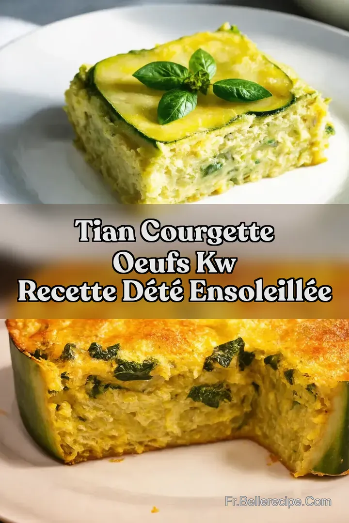 Tian Courgette Oeufs kw Recette d&Eacute;t&eacute; ensoleill&eacute;e