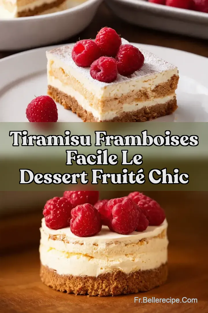 Tiramisu Framboises Facile Le Dessert Fruit&eacute; Chic