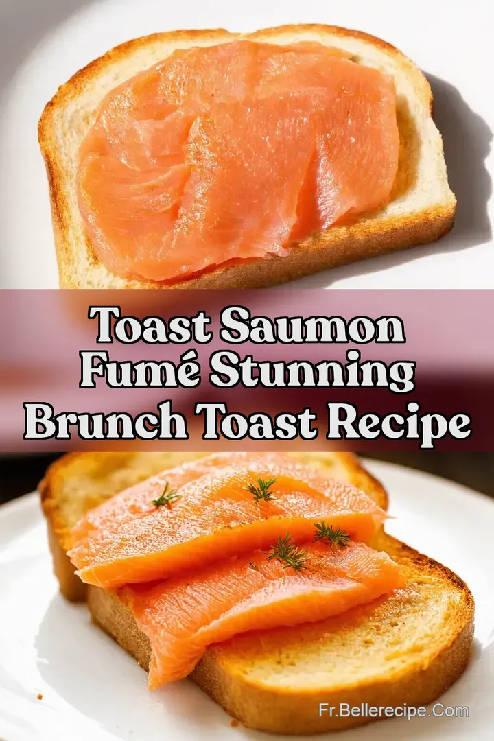 Toast Saumon Fum&eacute; Stunning Brunch Toast Recipe