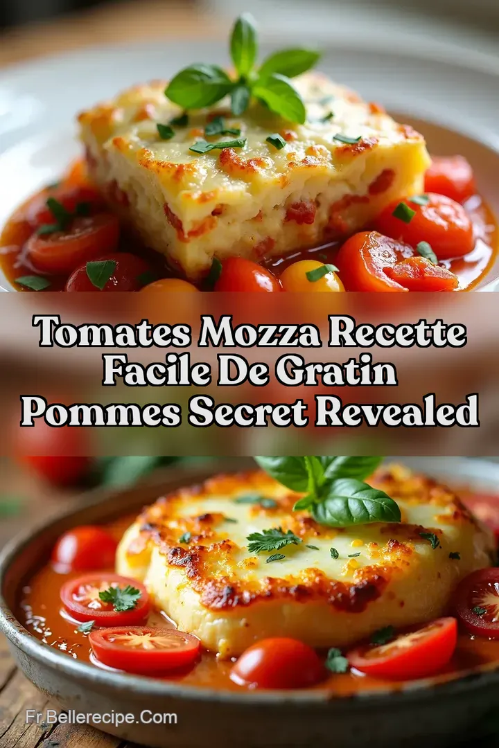 Tomates Mozza Recette Facile de Gratin Pommes Secret Revealed