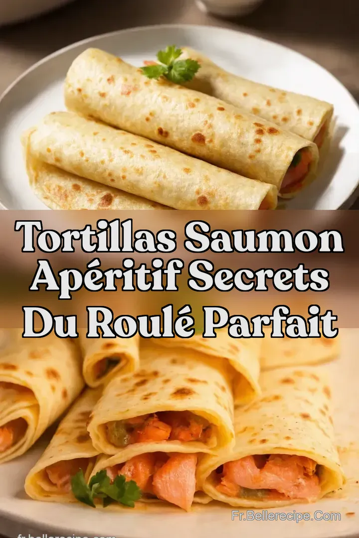 Tortillas Saumon Ap&eacute;ritif Secrets du Roul&eacute; Parfait