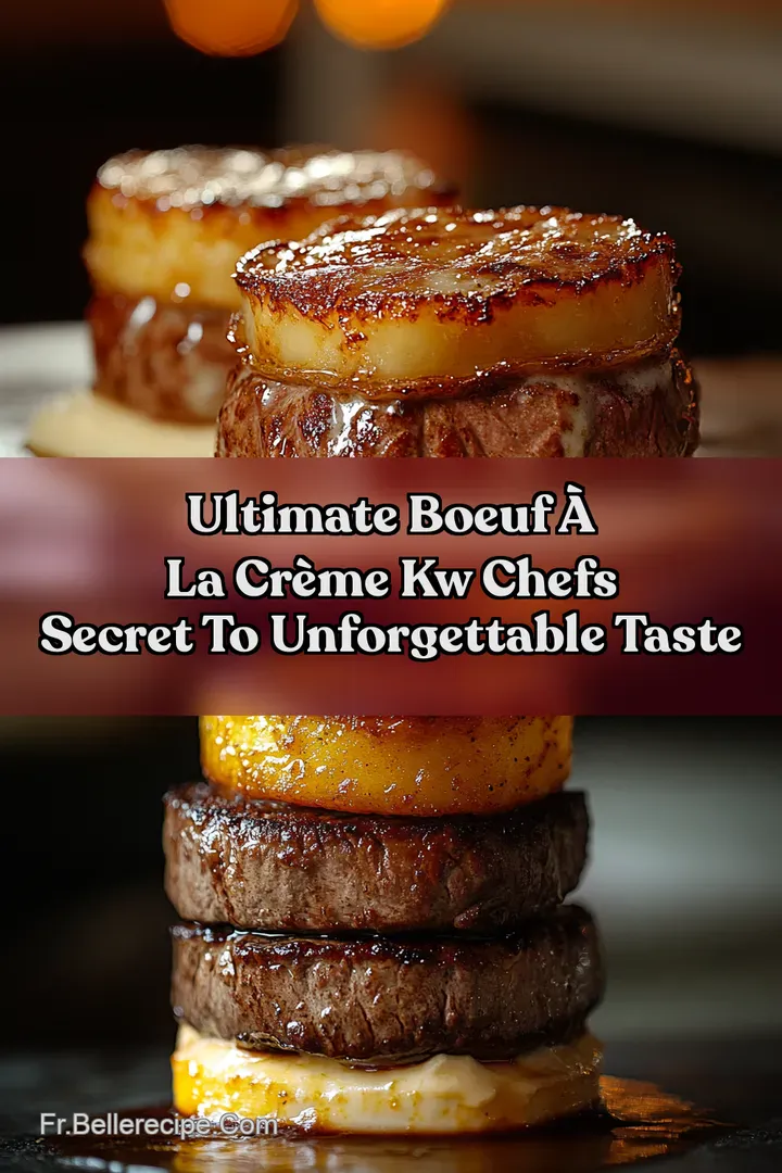 Ultimate Boeuf &agrave; la cr&egrave;me kw Chefs Secret To Unforgettable Taste