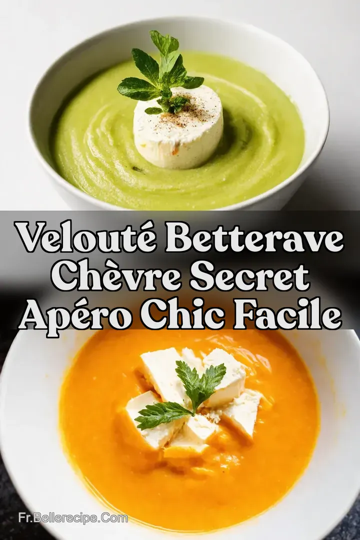 Velout&eacute; Betterave Ch&egrave;vre Secret Ap&eacute;ro Chic Facile