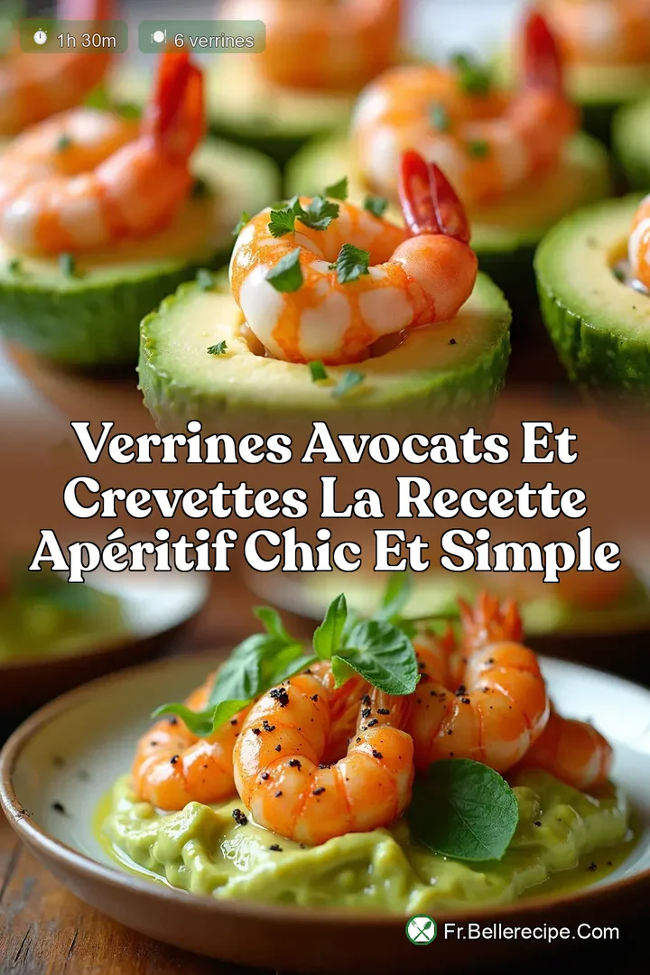 Verrines Avocats et Crevettes La Recette Ap&eacute;ritif Chic et Simple