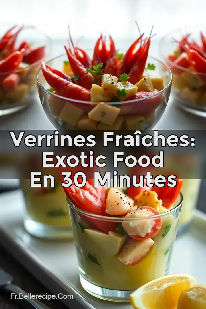 Verrines Fra&icirc;ches: Exotic Food en 30 Minutes