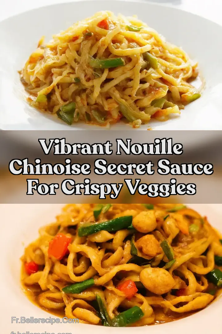 Vibrant Nouille Chinoise Secret Sauce For Crispy Veggies