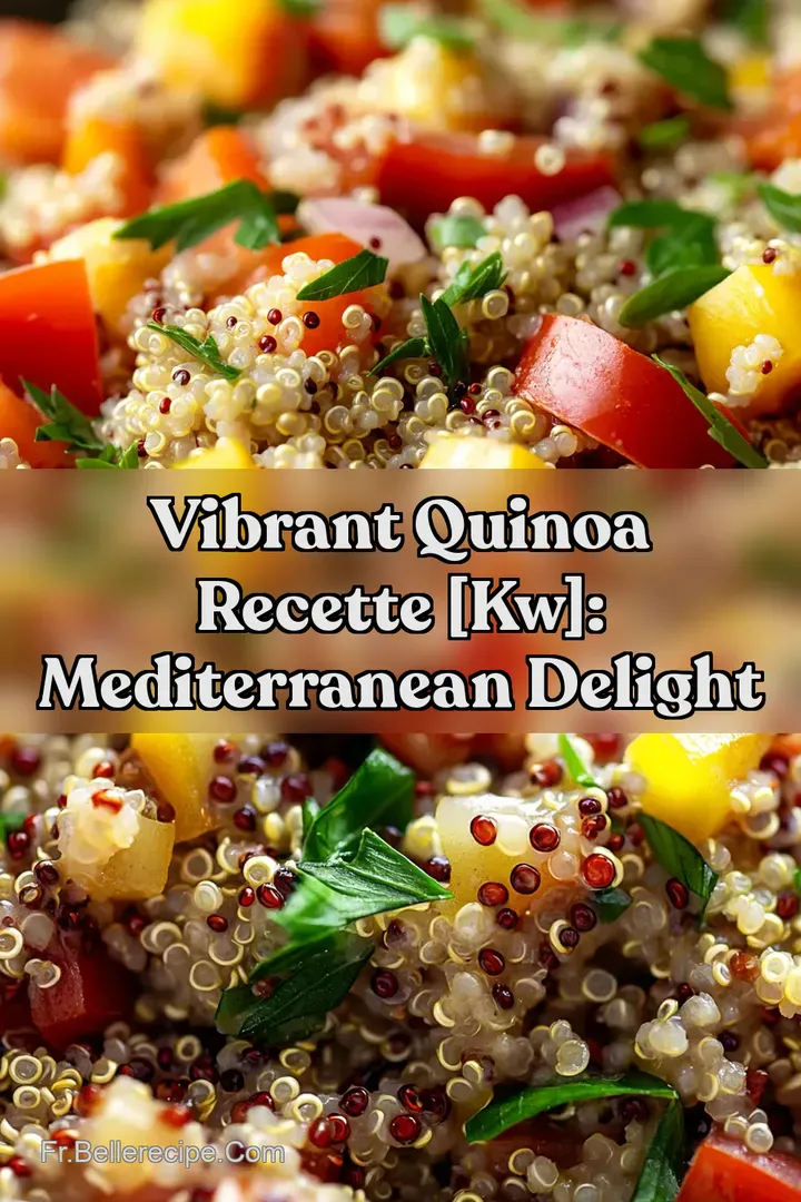 Vibrant Quinoa Recette [kw]: Mediterranean Delight