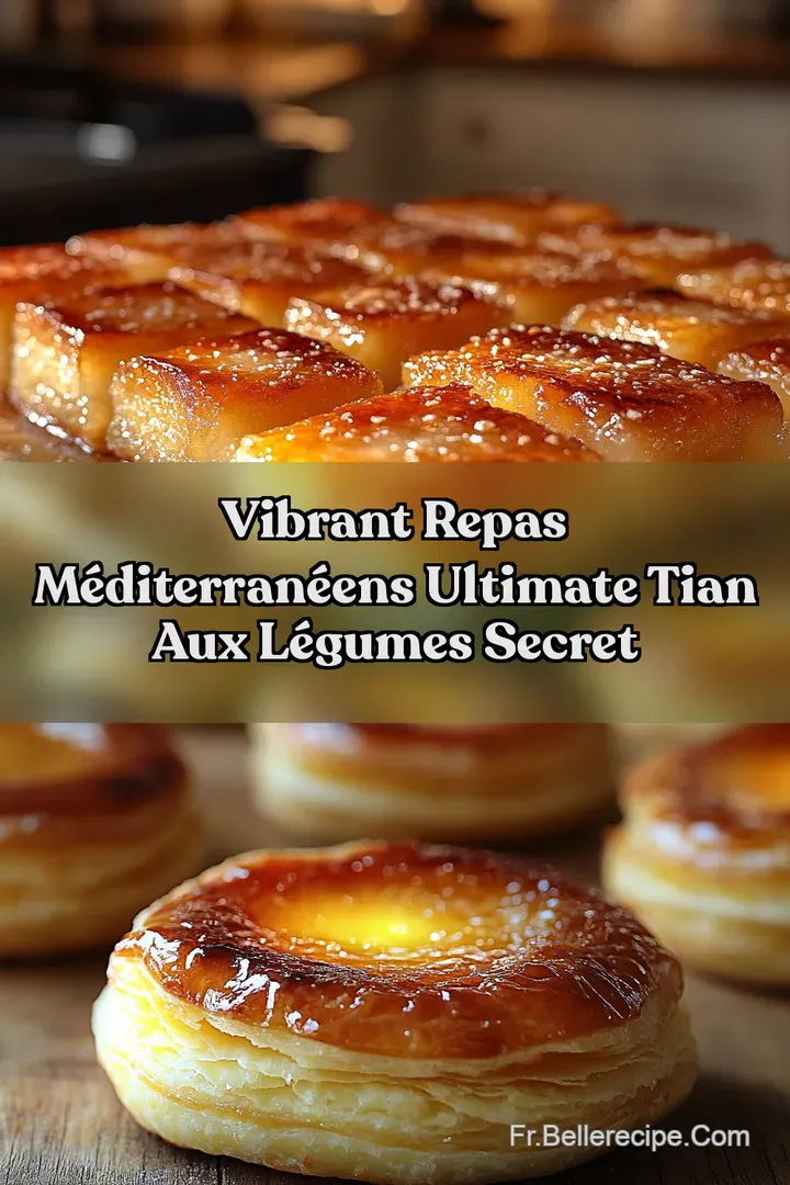 Vibrant Repas M&eacute;diterran&eacute;ens Ultimate Tian aux L&eacute;gumes Secret