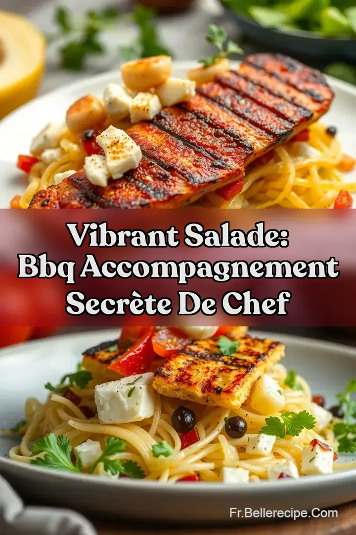 Vibrant Salade: BBQ Accompagnement Secr&egrave;te de Chef
