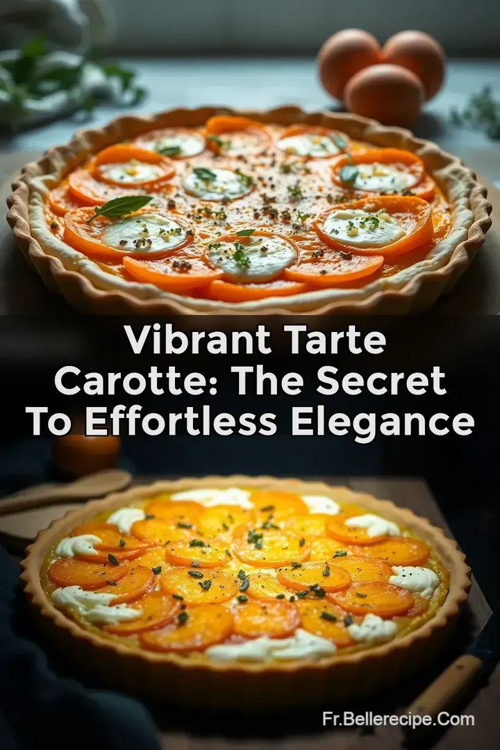 🥕Vibrant Tarte Carotte: The Secret To Effortless Elegance