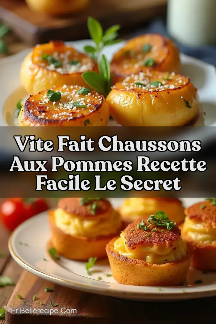 Vite Fait Chaussons aux Pommes Recette Facile Le Secret