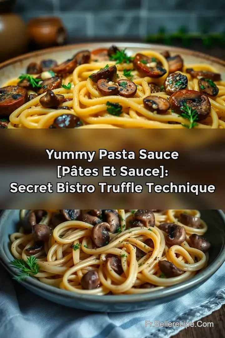 Yummy Pasta Sauce [P&acirc;tes et Sauce]: Secret Bistro Truffle Technique