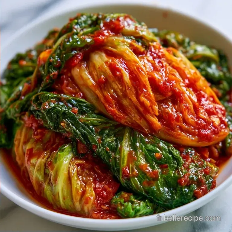 Kimchi Traditionnel Maison au Chou Napa