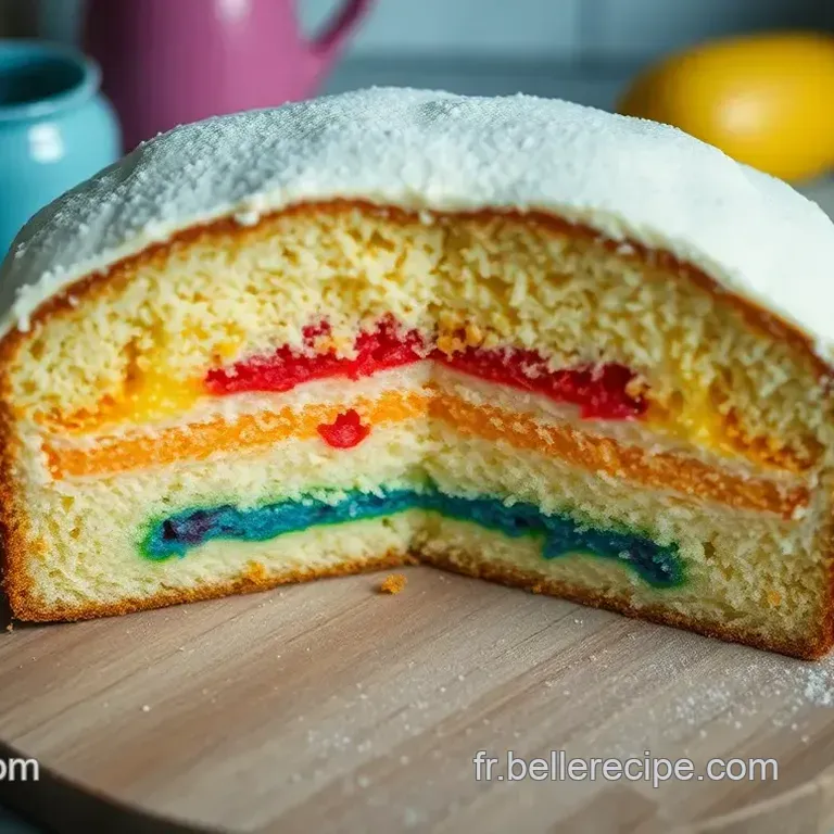 Arc-en-Ciel Gourmand: G&acirc;teau de Cr&ecirc;pes Color&eacute;