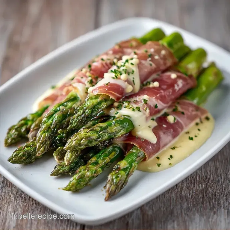 Roul&eacute;s d Asperges au Jambon Cru: Croustillants