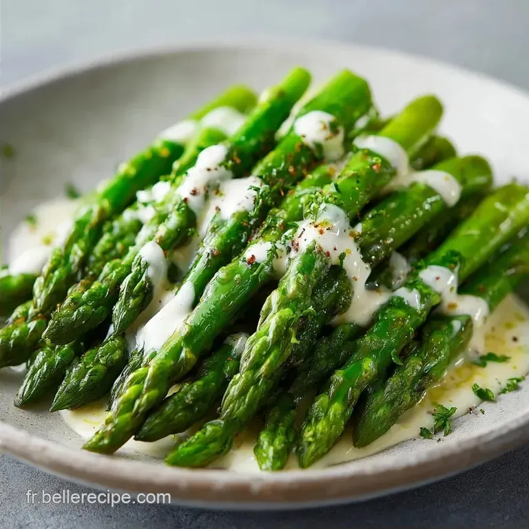 Asperges Sauce L&eacute;g&egrave;re au Citron : Fra&icirc;cheur et &Eacute;quilibre