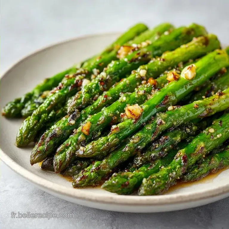 Asperges Vertes Po&ecirc;l&eacute;es: Croquantes et Fondantes