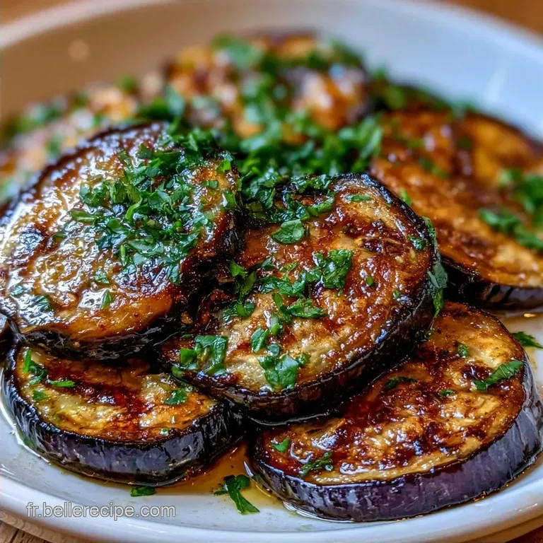 Aubergines &agrave; la Po&ecirc;le Fondantes