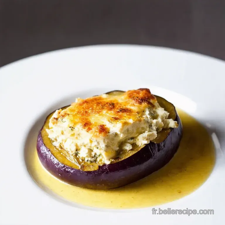 Aubergine Gratin au Ch&egrave;vre et Miel