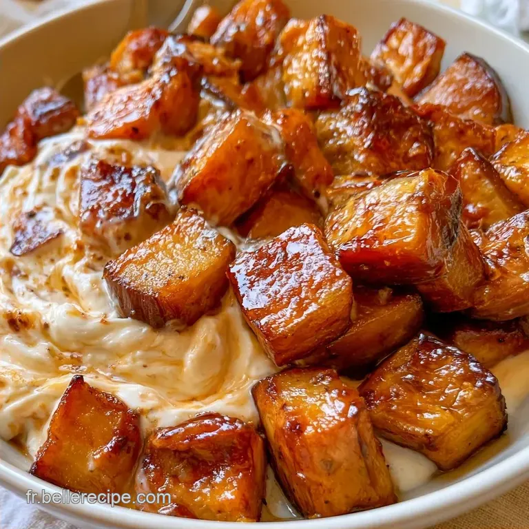 Aubergines au Fromage Blanc et Ail : Onctueuses