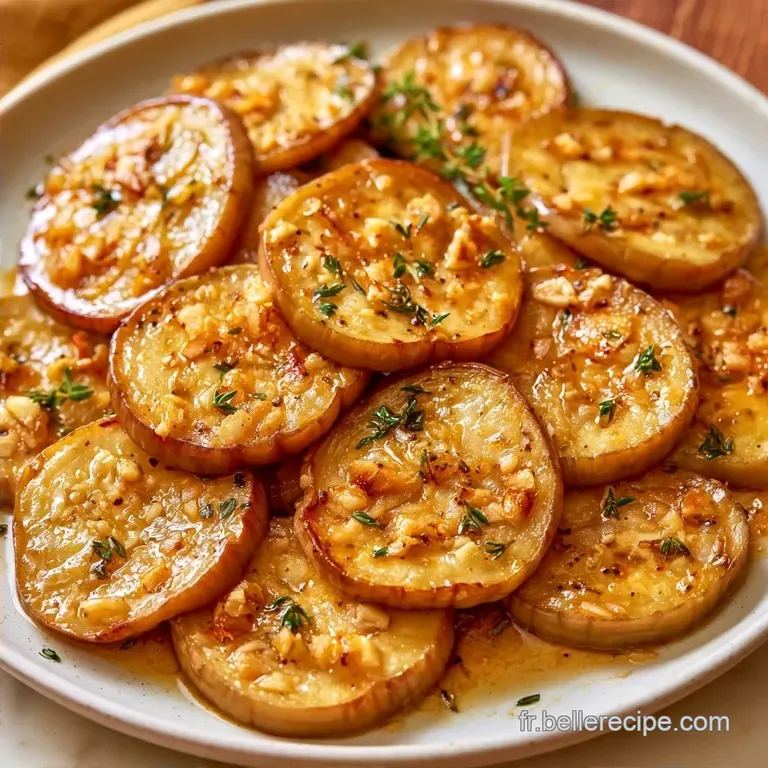 Aubergines Blanches Marin&eacute;es &agrave; l Ail