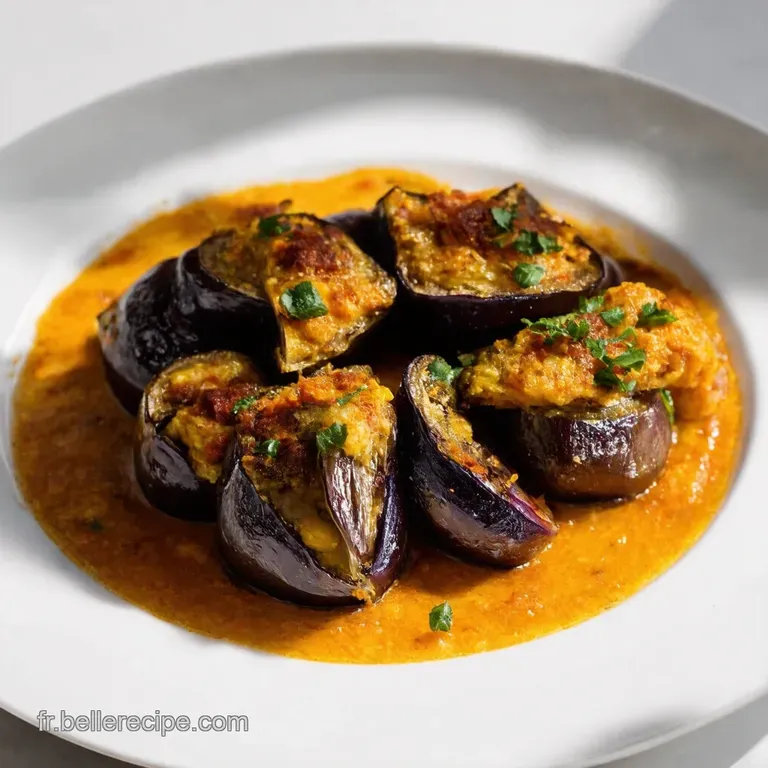 Aubergines Farcies &agrave; la Chakchouka