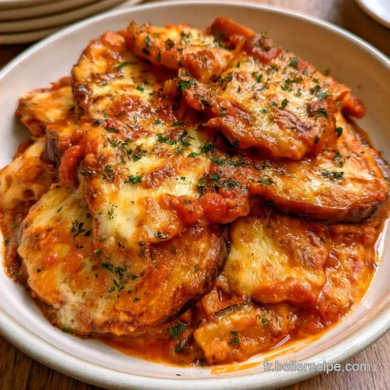 Aubergines Mozzarella au Four aux Tomates Concass&eacute;es