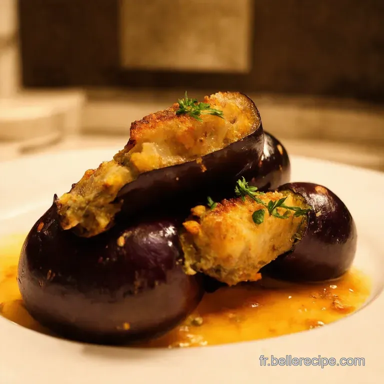 Aubergines R&ocirc;ties &Agrave; La Proven&ccedil;ale Tomates Et Fromage presentation