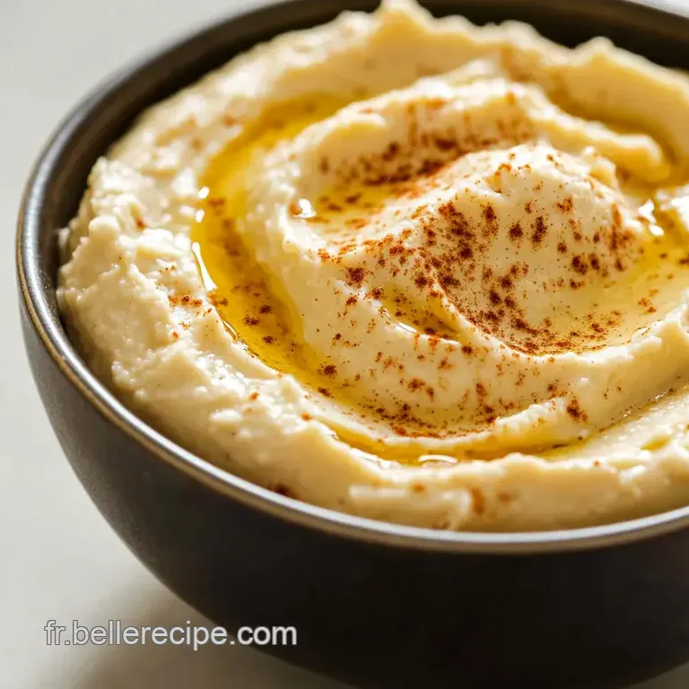 Authentic Lebanese Hummus: a Velvety Delight presentation