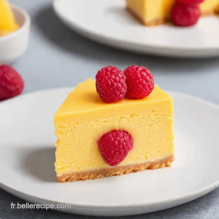 Bavarois d&Eacute;t&eacute; Biscuits &agrave; la Cuill&egrave;re Framboises Mangue