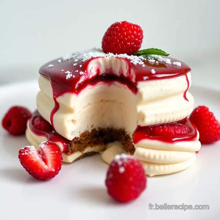 Bavarois Framboise et Chocolat Blanc Un Duo de Saveurs Divin