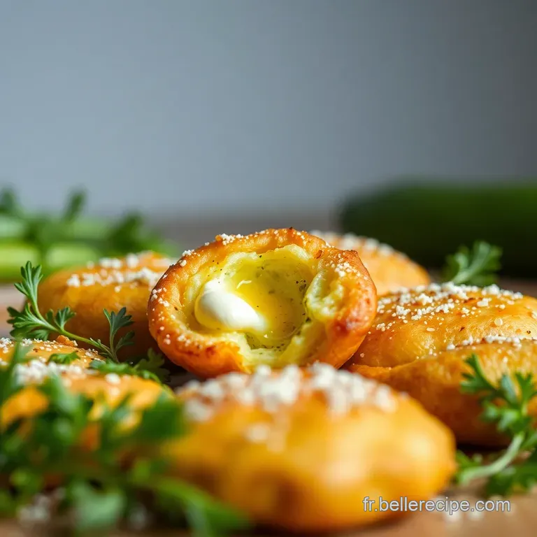 Beignets de Courgette au Ch&egrave;vre Frais et Miel &Eacute;pic&eacute;