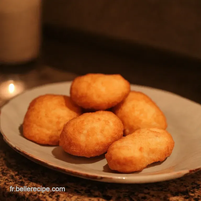 Beignets De Crevettes Croustillants Et Nuageux presentation