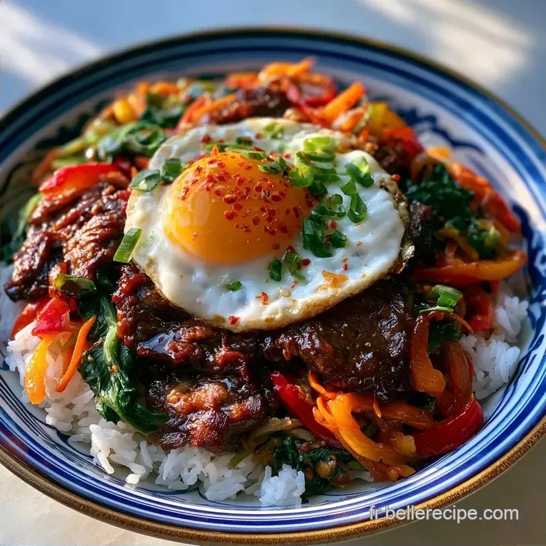 Bibimbap Au Boeuf Traditionnel